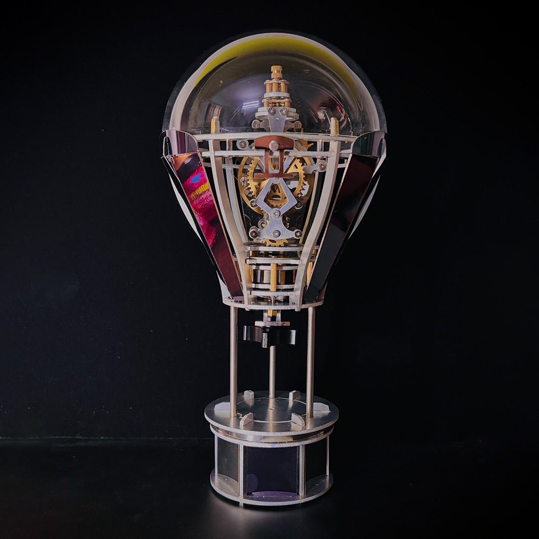 Kinetic Hot Air Balloon Tourbillon Mechanical Sculpture