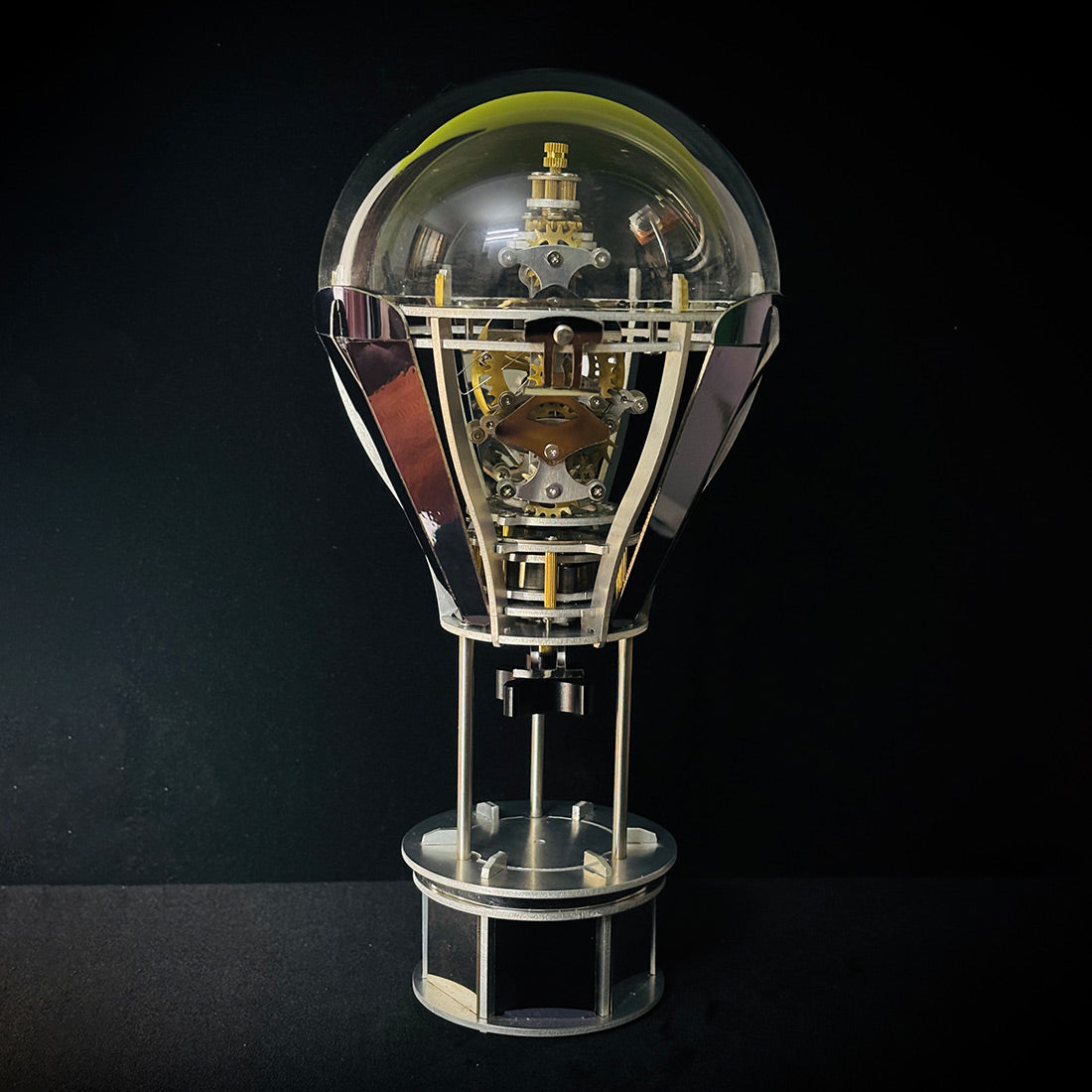 Kinetic Hot Air Balloon Tourbillon Mechanical Sculpture