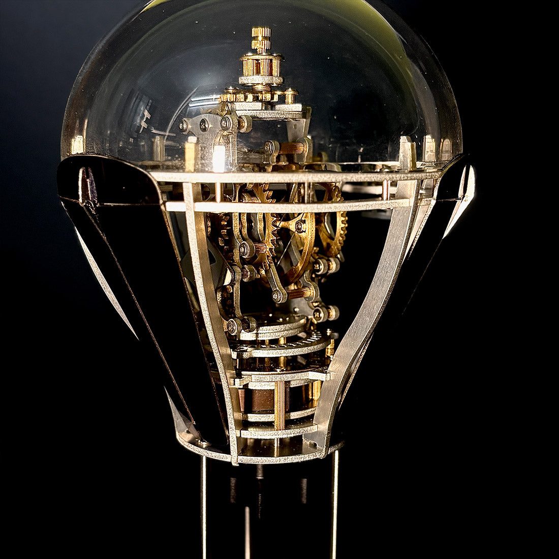 Kinetic Hot Air Balloon Tourbillon Mechanical Sculpture