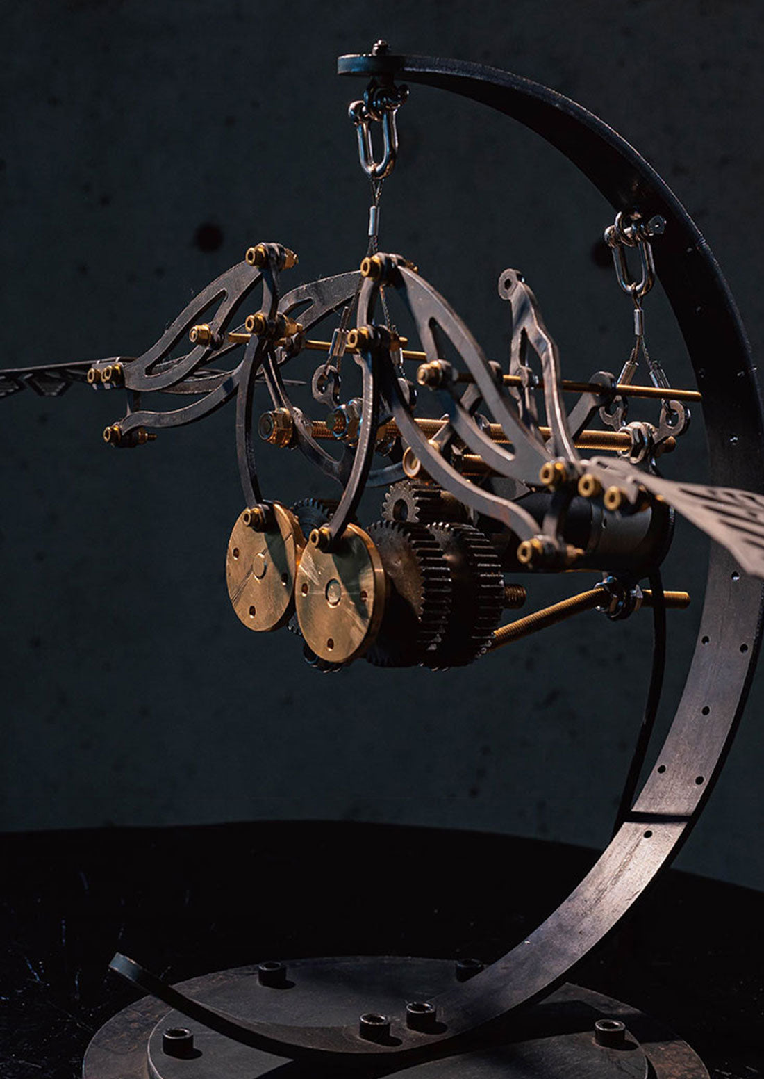 Mechanical Flying Bird Da Vinci Ornithopter Flying Machine 3D Metal Mo