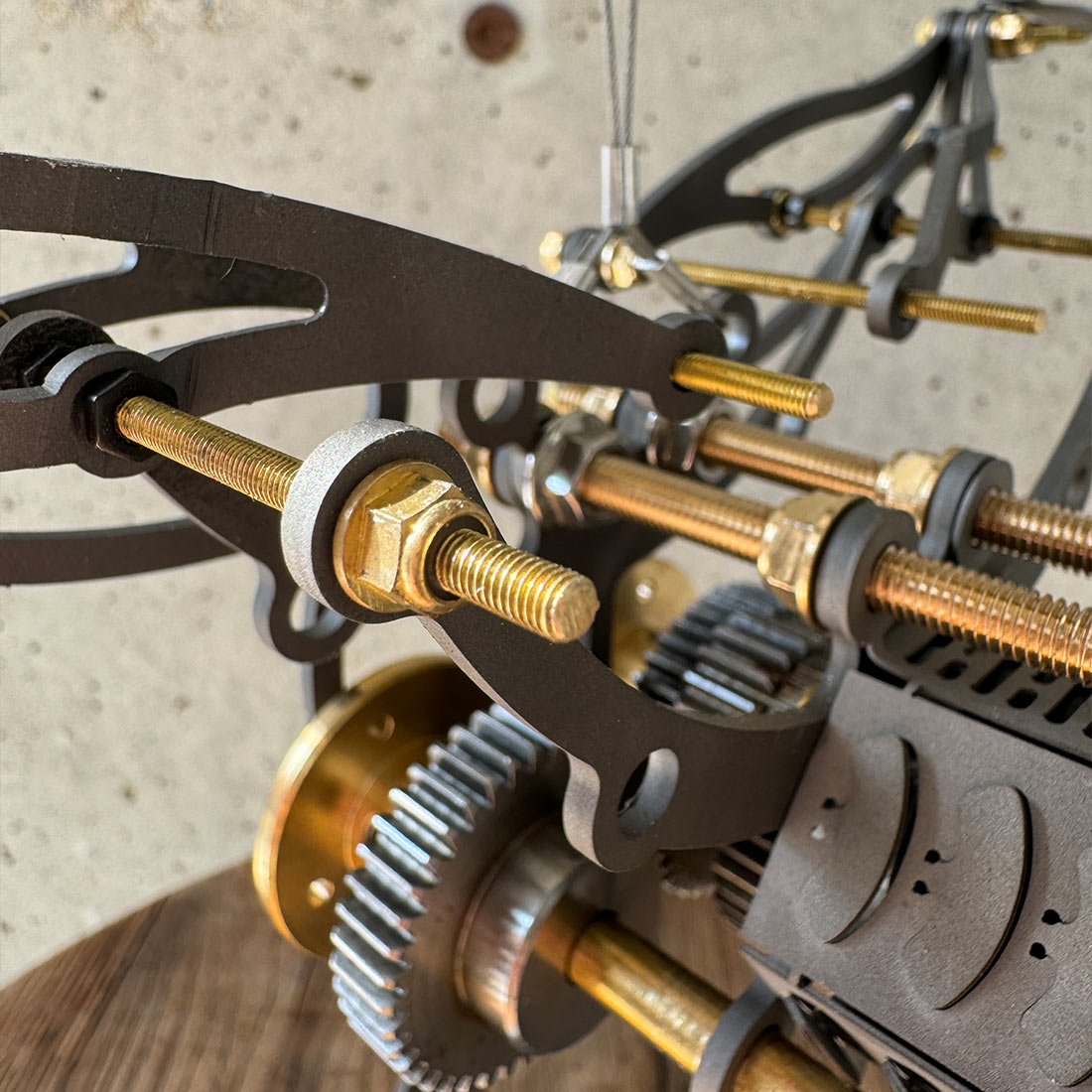 Mechanical Flying Bird Da Vinci Ornithopter Flying Machine 3D Metal Mo