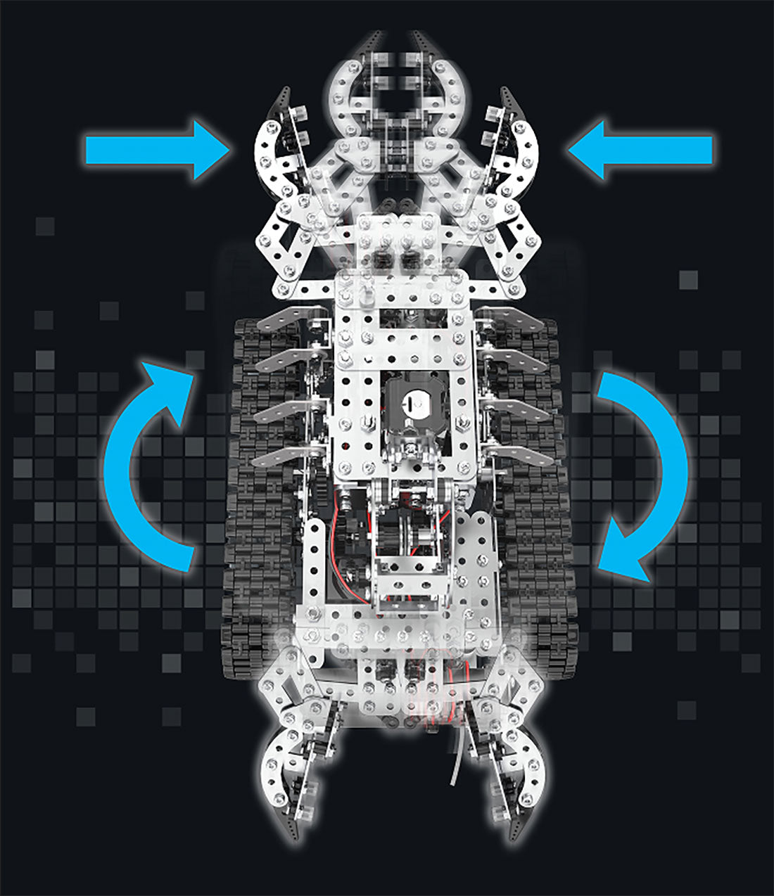 Mechanical RC Scorpion Tank 3D Metal Assembly Model Kit 12CH 2.4Ghz