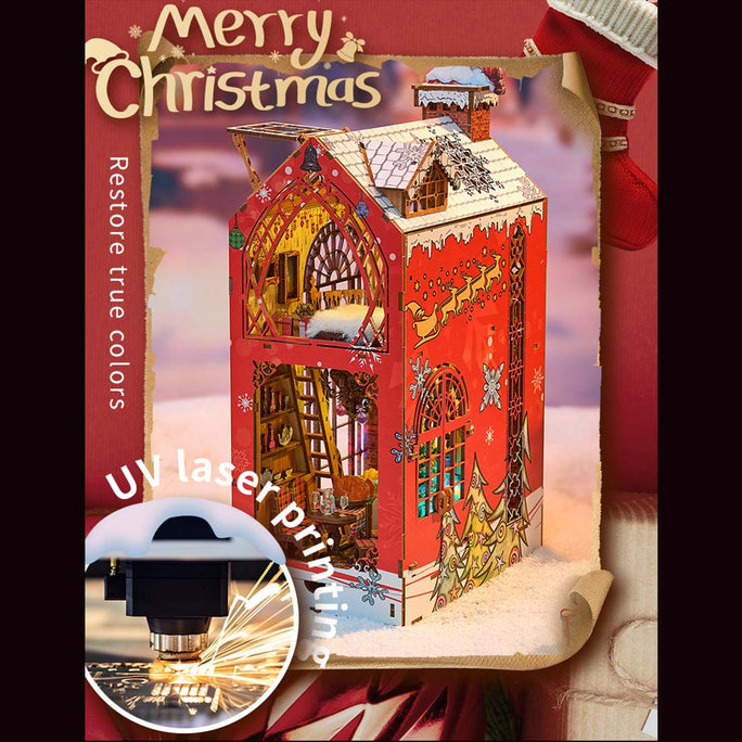 Merry Christmas Snowy Night Book Nook Kits 2024