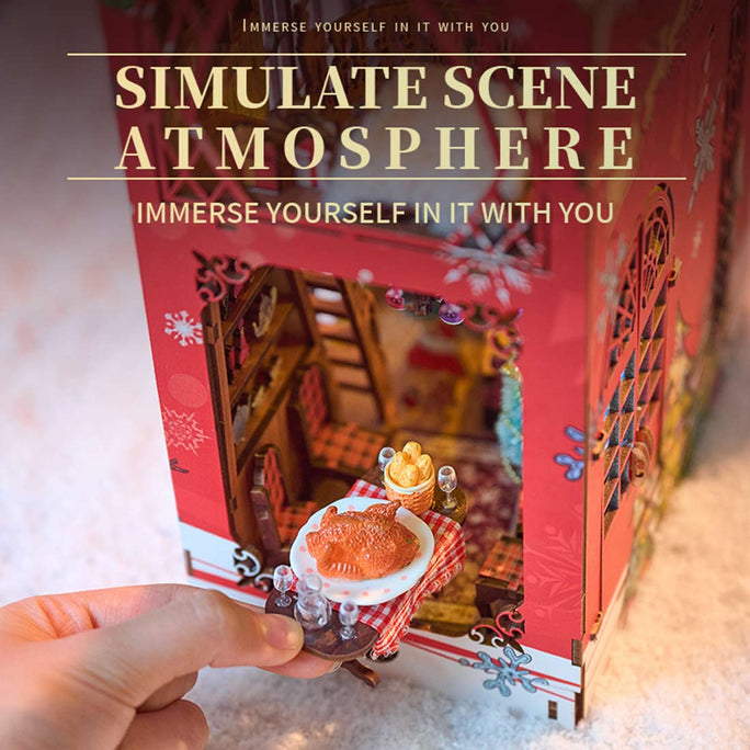 Merry Christmas Snowy Night Book Nook Kits 2024