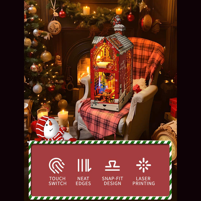 Merry Christmas Snowy Night Book Nook Kits 2024