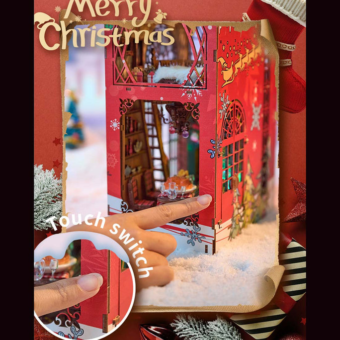 Merry Christmas Snowy Night Book Nook Kits 2024