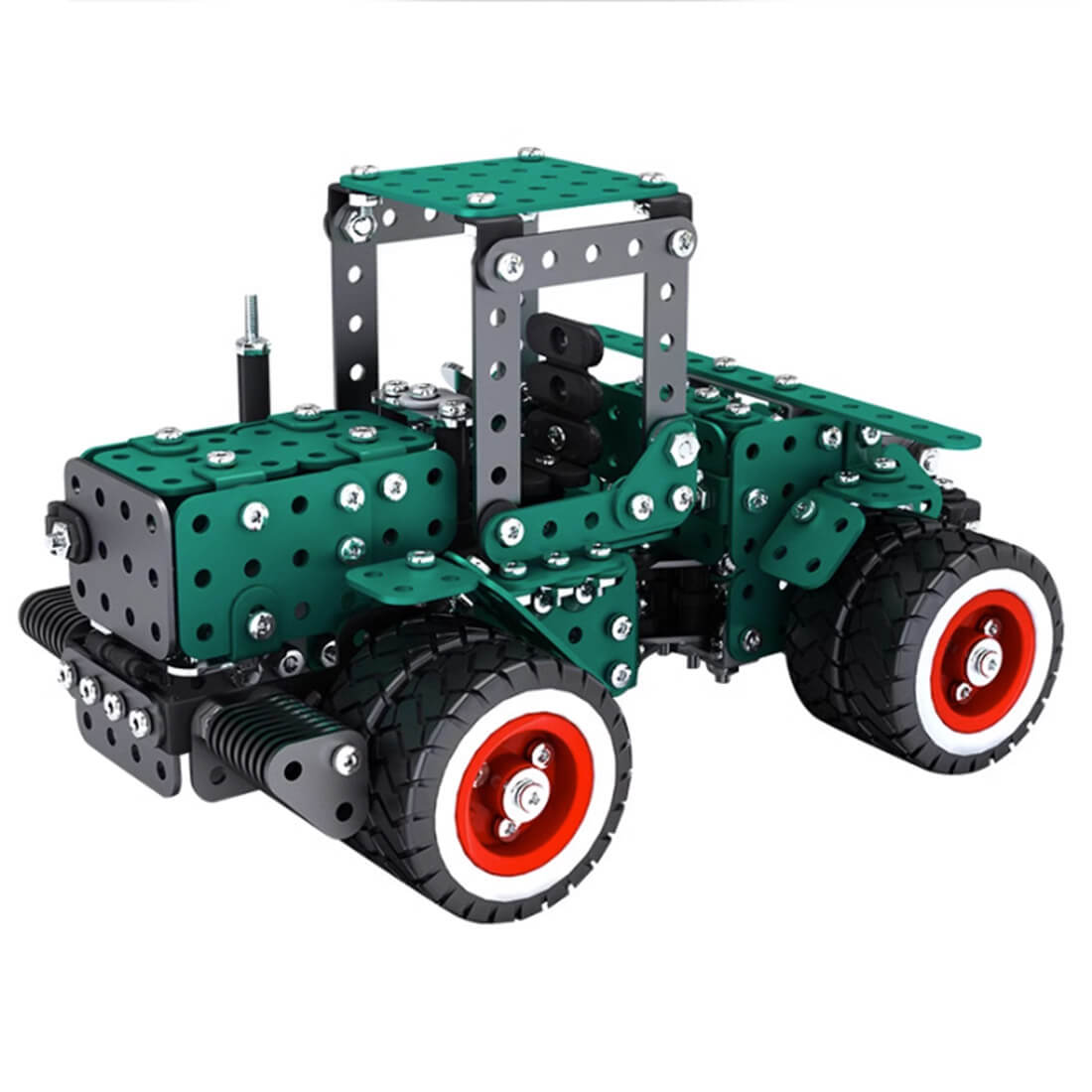 Metal Assembly Farm Grading Machine Model 3D DIY Agricultural Vehicle Assembly Model Creative Ornaments (680+PCS)