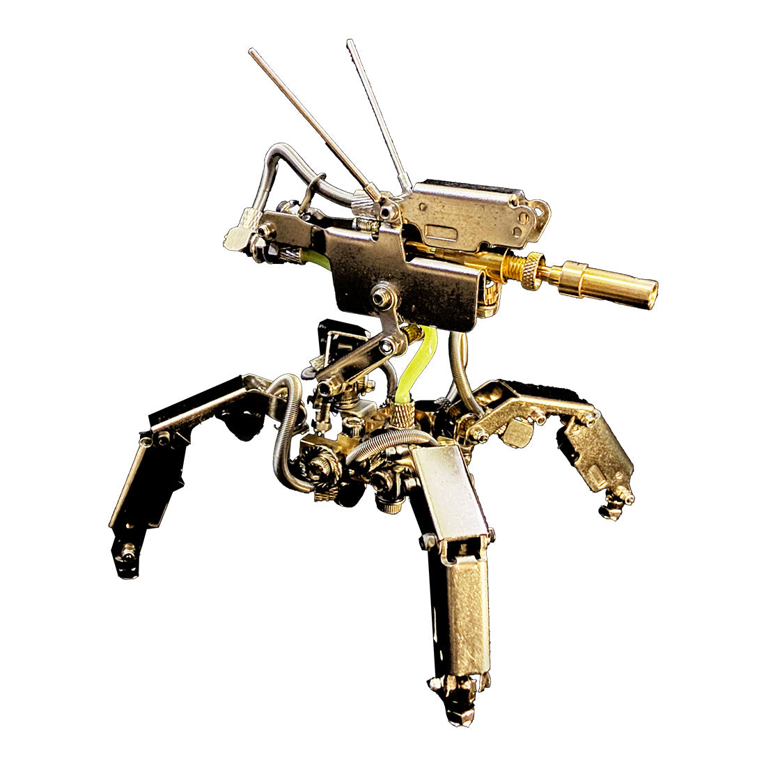 MINI-1 3 legged Future Mech Robot with Movable Joints Metal Model Kits 200+PCS