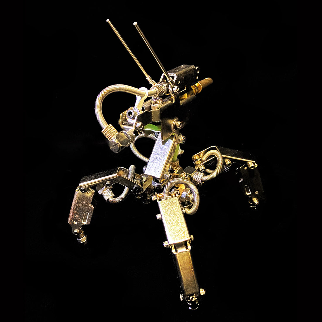 MINI-1 3 legged Future Mech Robot with Movable Joints Metal Model Kits 200+PCS