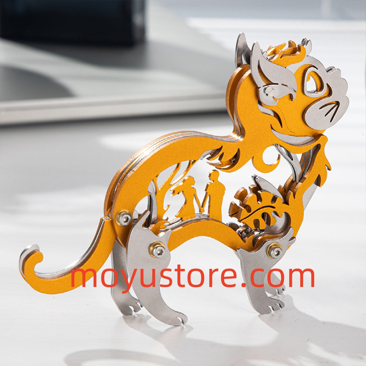 Mini 3D Metal Ragdoll Cat Assembly Model Building Kit for Kids Cat Lov
