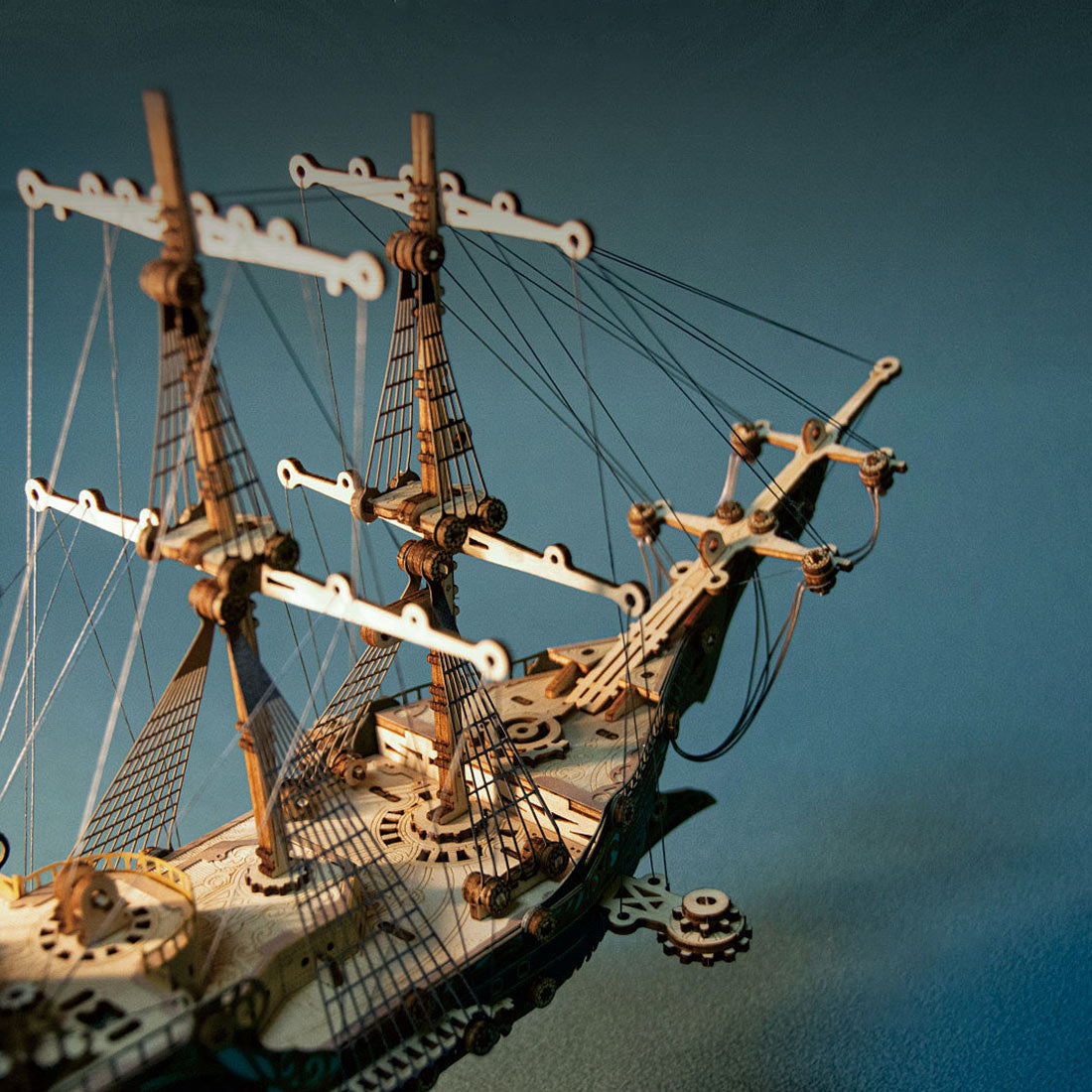 Mysteries Pirate Ship of Future 3D Wooden Puzzle Kits