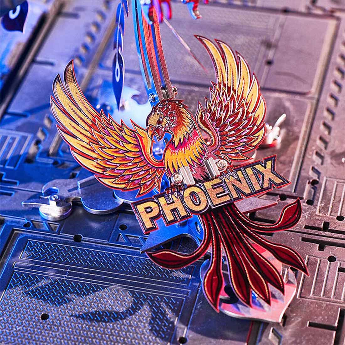 Rise of the Phoenix Born of Fire 3D Metal Mechanical Kinetic Phoenix Model Kits