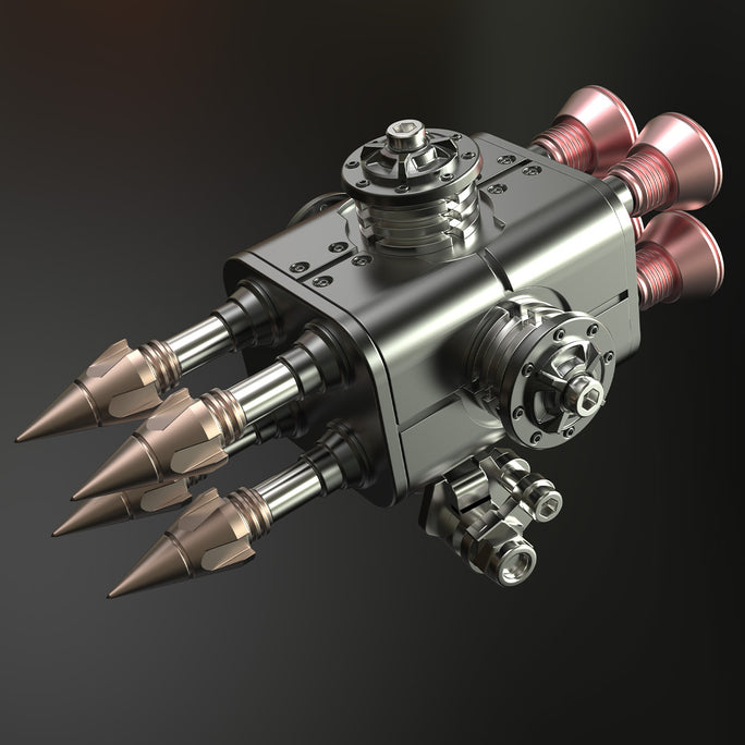 Dreadspire — Crimson Predator War Spider, Armed Edition Metal Model Kits