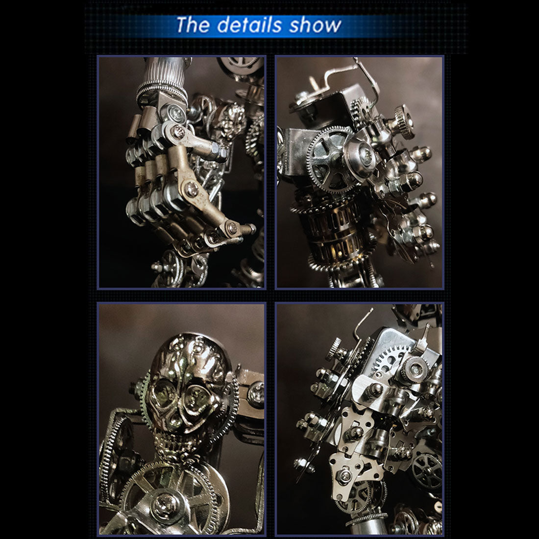 Skeleton Order – The Industrial Revenant 3D DIY Metal Mech Skeleton Model Kit (1250 PCS)
