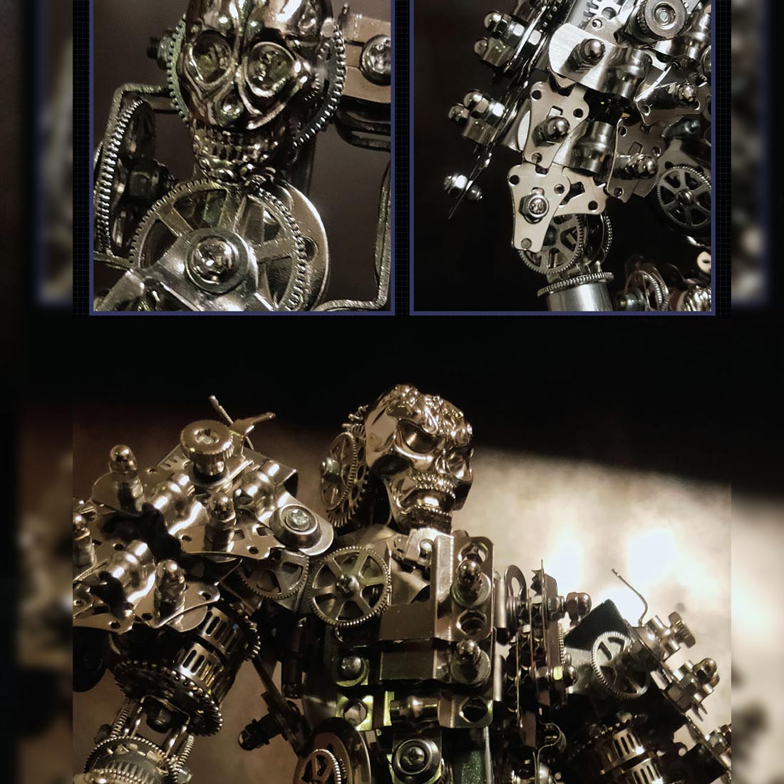 Skeleton Order – The Industrial Revenant 3D DIY Metal Mech Skeleton Model Kit (1250 PCS)