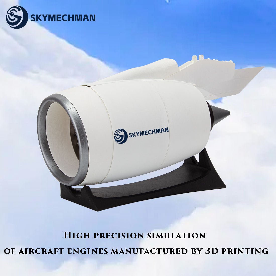 SKYMECHMAN NTR-900 Turbofan Engine Model Kit that Works - Build Your Own Turbofan Engine