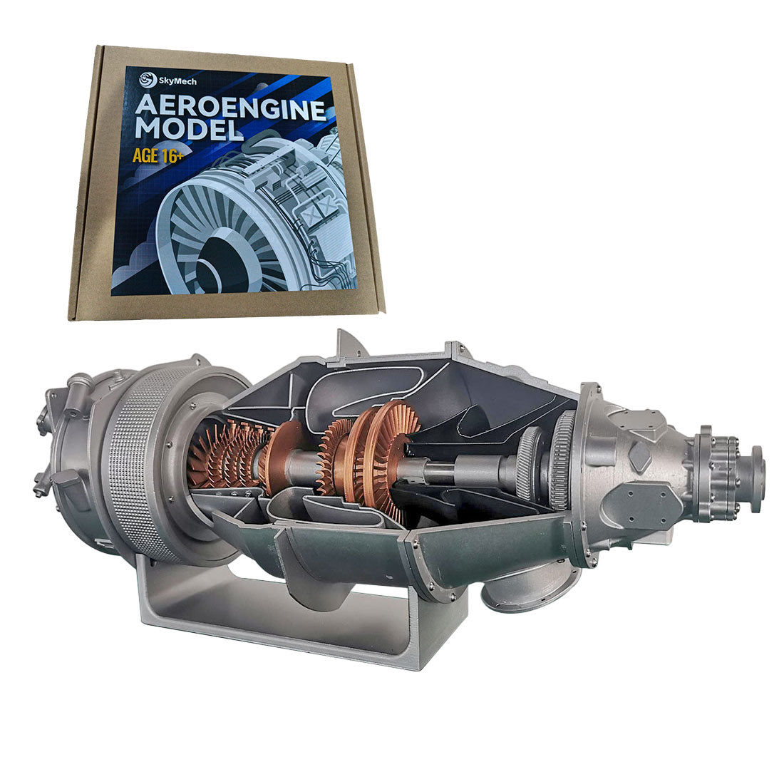 SKYMECHMAN PT6A Turboprop Engine Model Kit that Works - Build Your Own Turboprop Engine