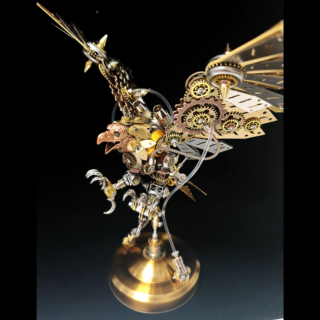 Steampunk DIY 3D Metal Eagle Model Kits Difficult Puzzle 650PCS
