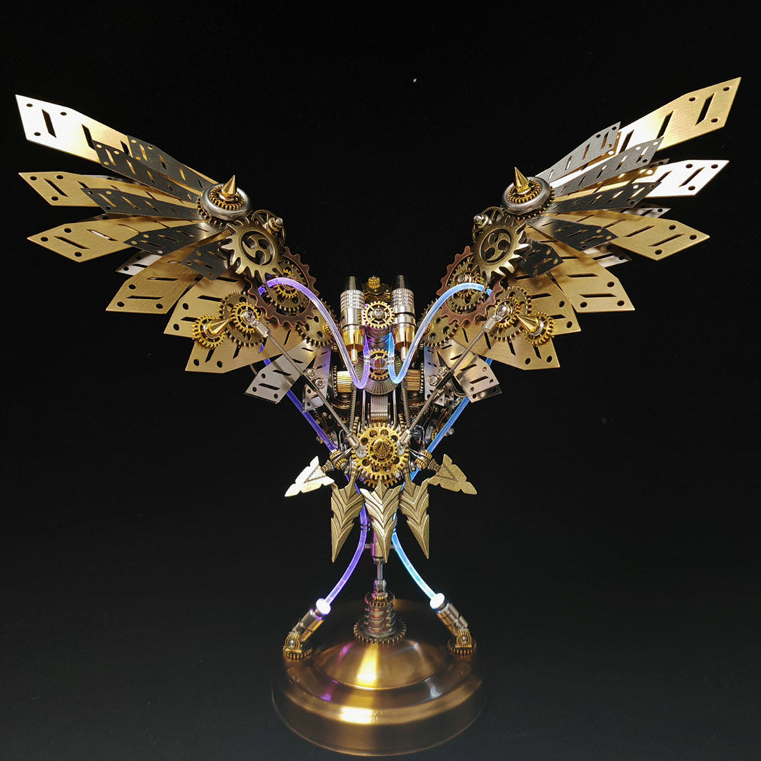 Steampunk DIY 3D Metal Eagle Model Kits Difficult Puzzle 650PCS