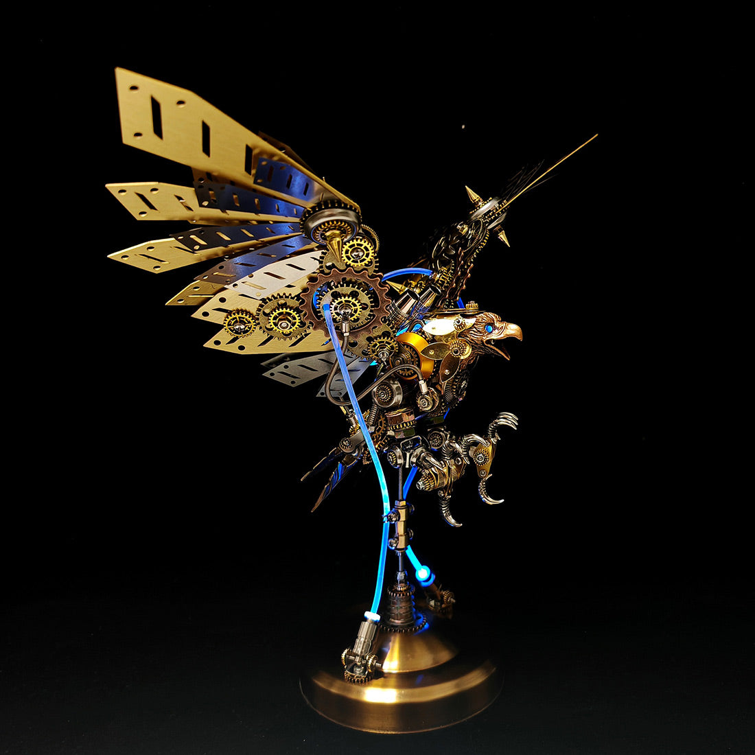 Steampunk DIY 3D Metal Eagle Model Kits Difficult Puzzle 650PCS