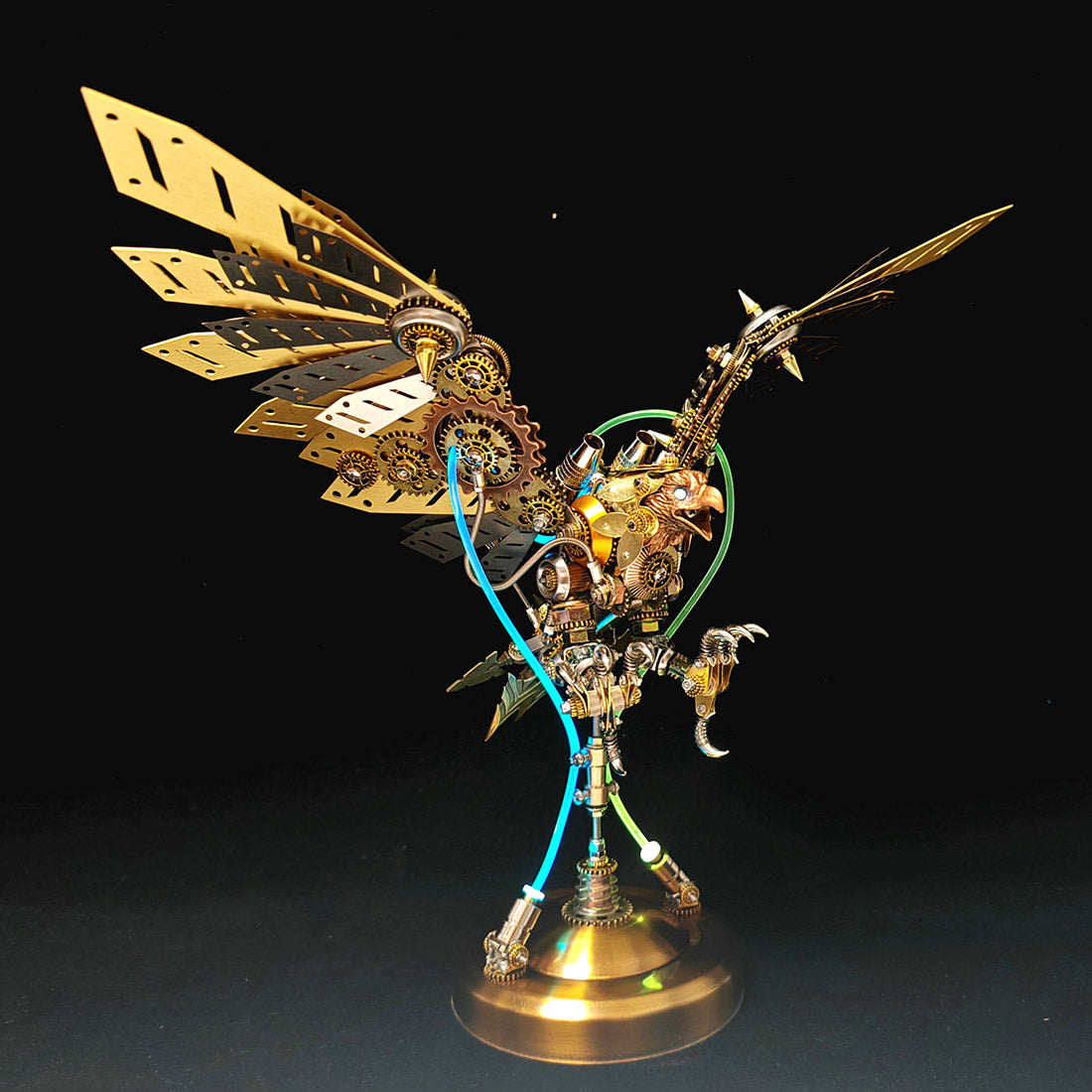 Steampunk DIY 3D Metal Eagle Model Kits Difficult Puzzle 650PCS