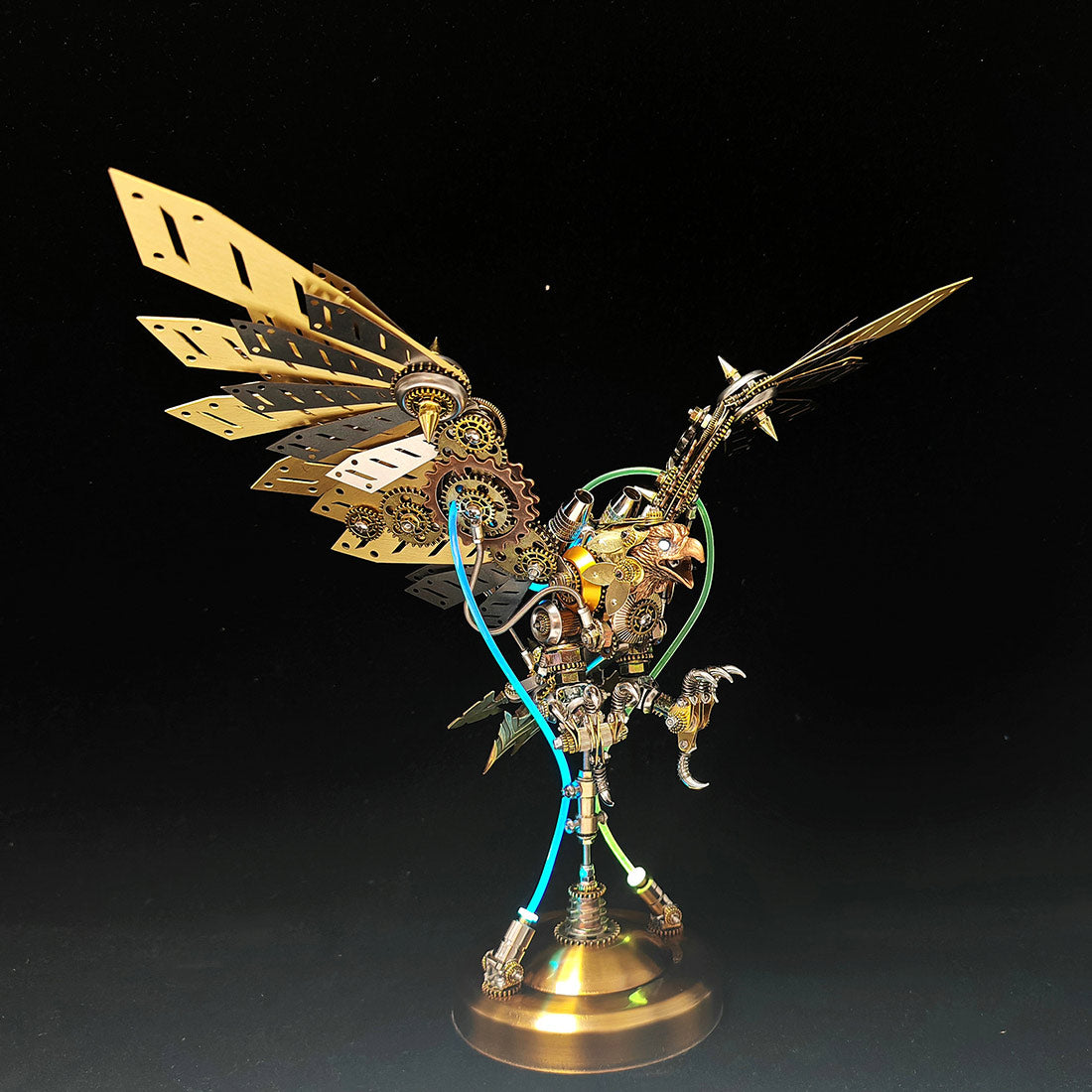 Steampunk DIY 3D Metal Eagle Model Kits Difficult Puzzle 650PCS