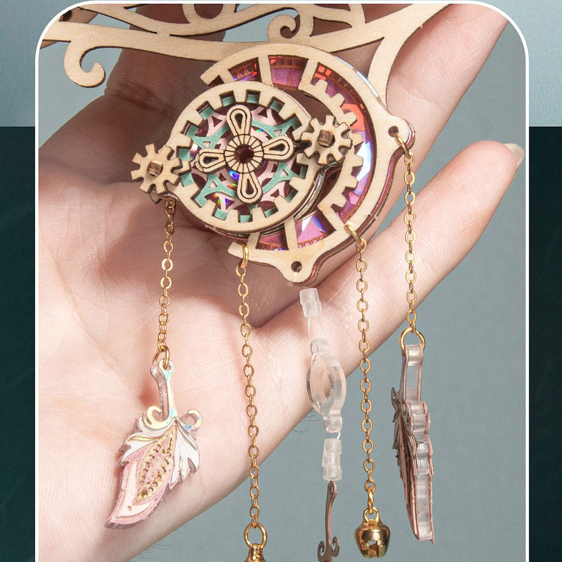 Victorian Steampunk Spaceship Dream Catcher Wooden Building Model Kits