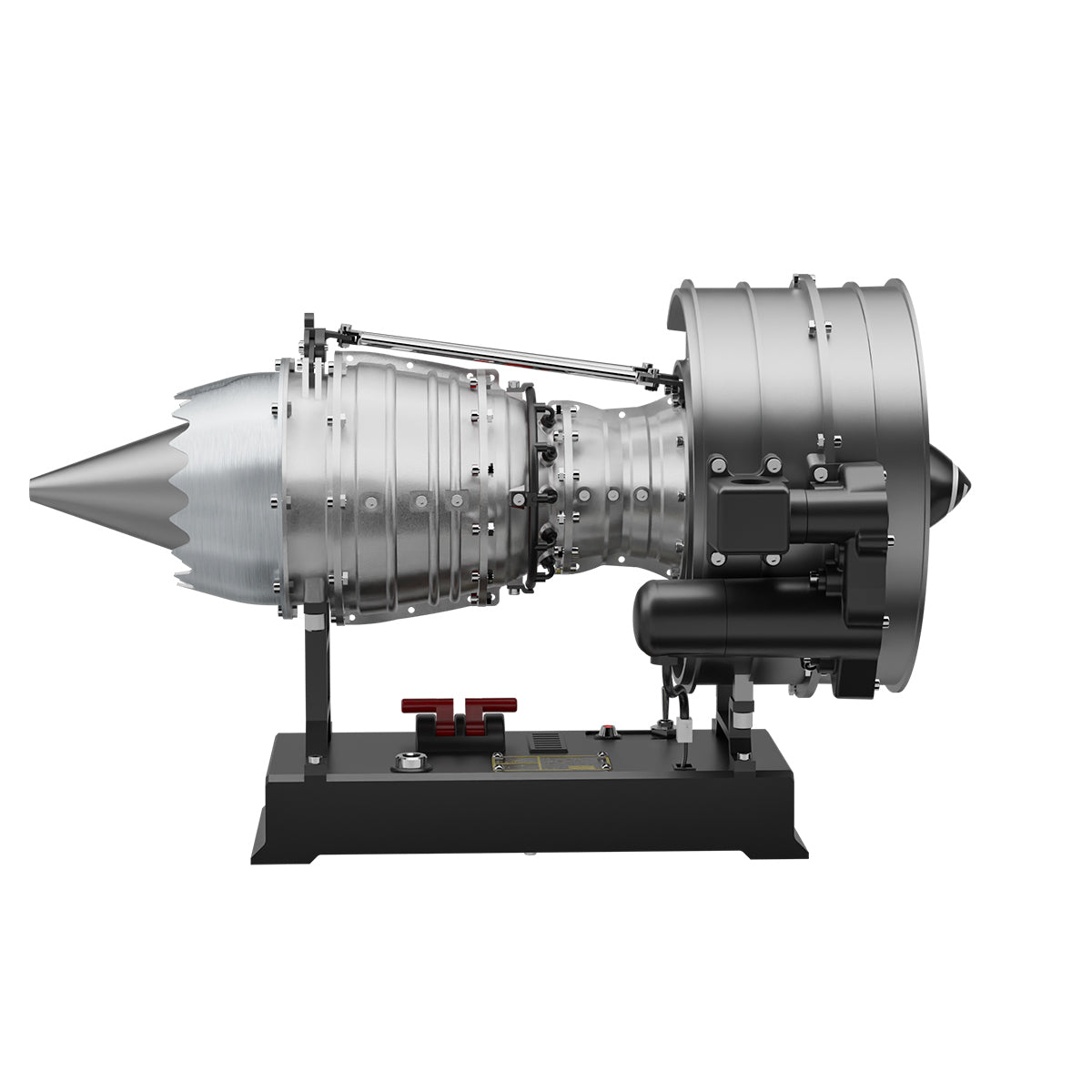 TECHING DM121 DIY Cutaway Dual Spool Turbofan Engine Model Kit 1/12 Scale High Bypass Metal Jet Engine Model