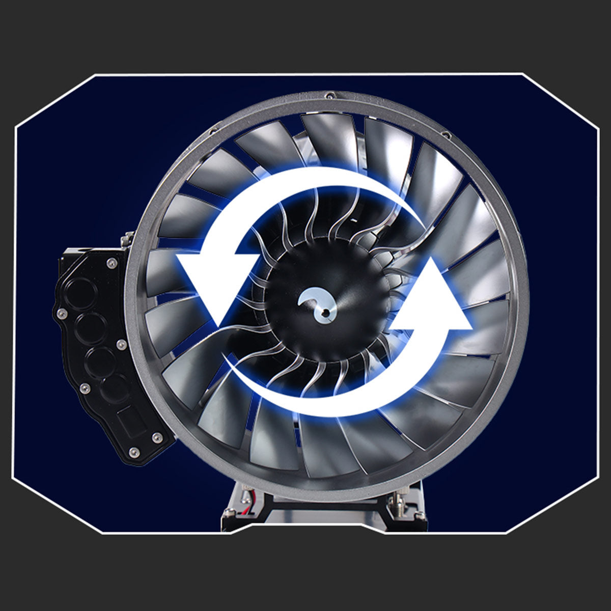 TECHING DM121 DIY Cutaway Dual Spool Turbofan Engine Model Kit 1/12 Scale High Bypass Metal Jet Engine Model