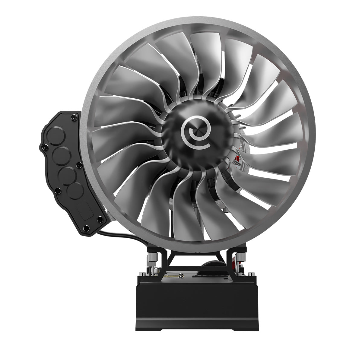 TECHING DM121 DIY Cutaway Dual Spool Turbofan Engine Model Kit 1/12 Scale High Bypass Metal Jet Engine Model