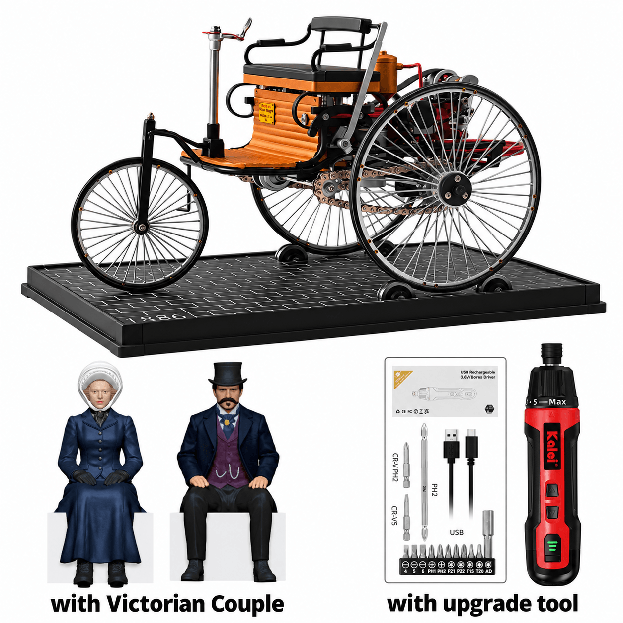 Teching DM229 World First Car Scale Model Car DIY Kits