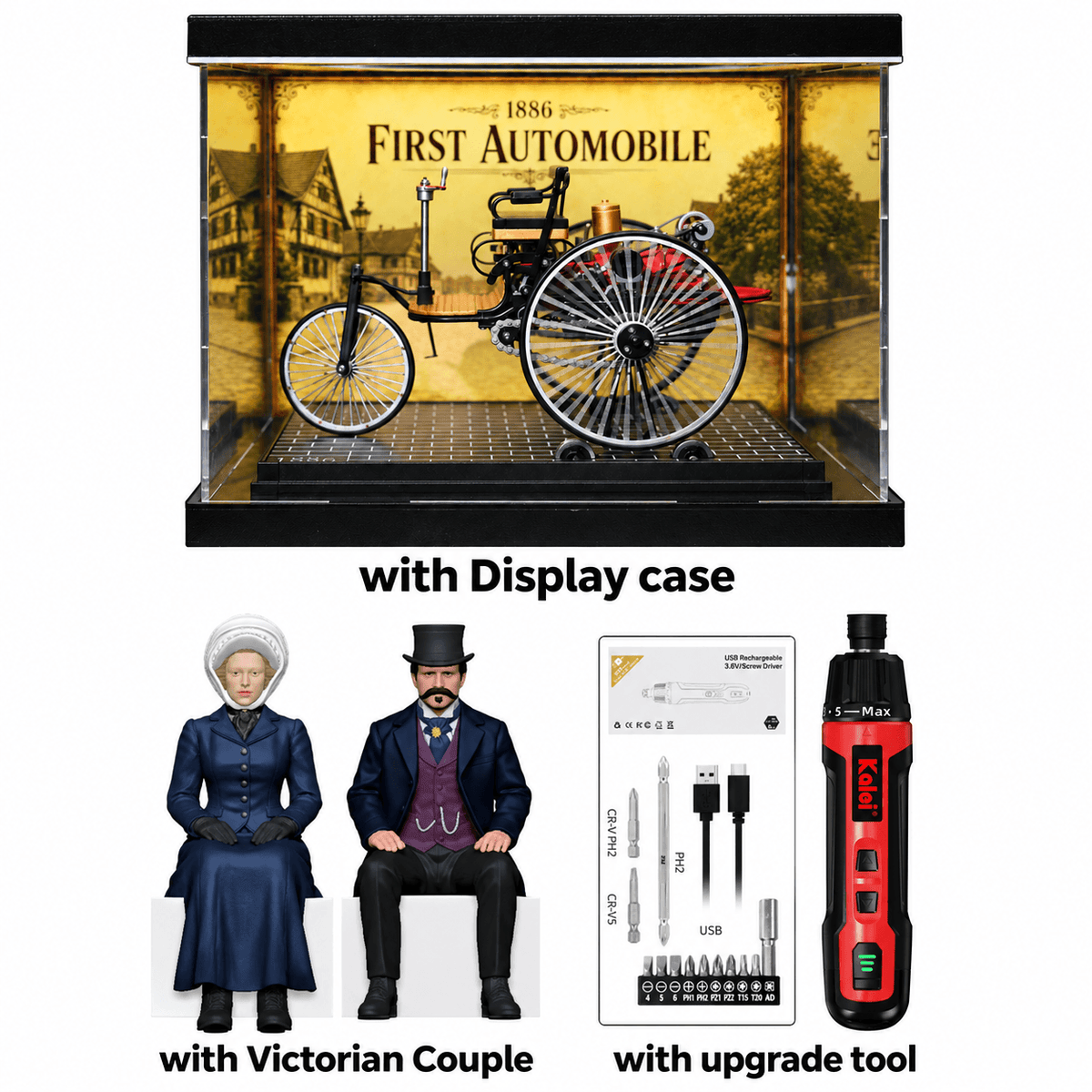 Teching DM229 World First Car Scale Model Car DIY Kits