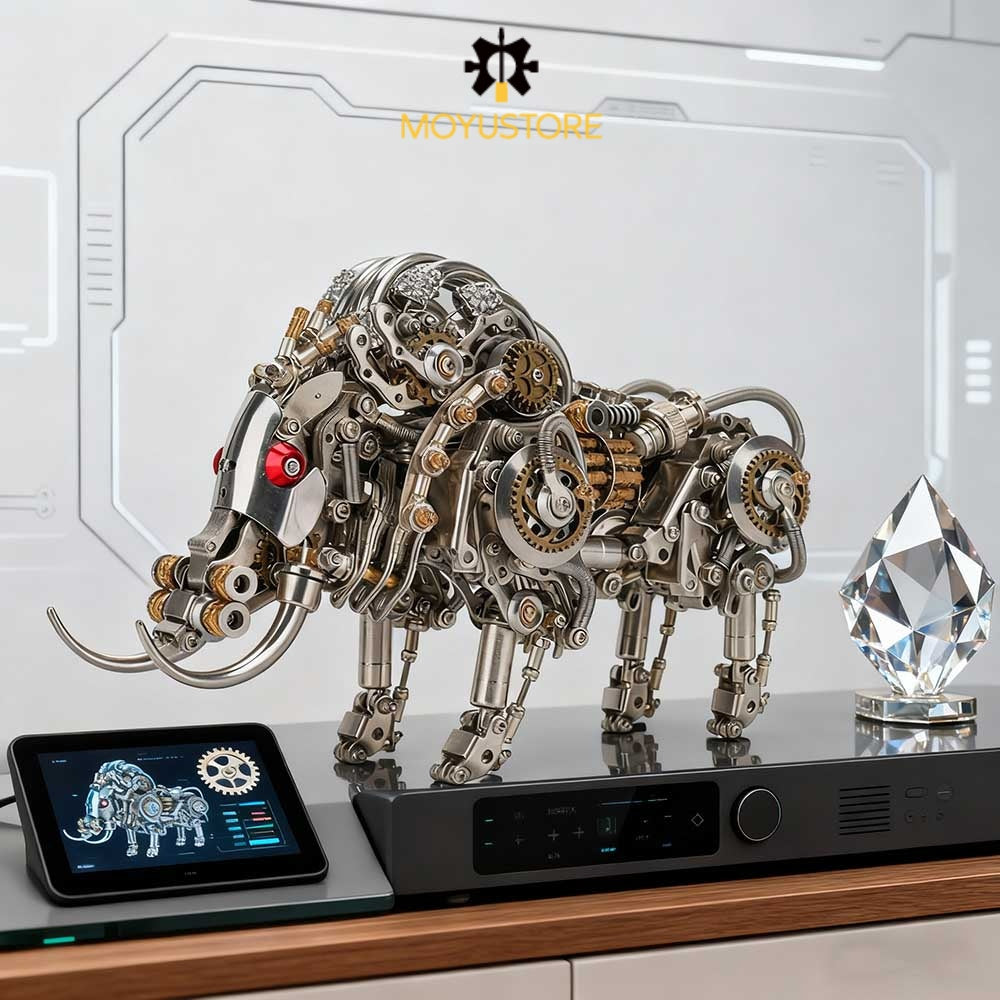 Wild Boar with Iron Tusk 3D Metal Model Kit for Adults Difficult Puzzle  (1100PCS)