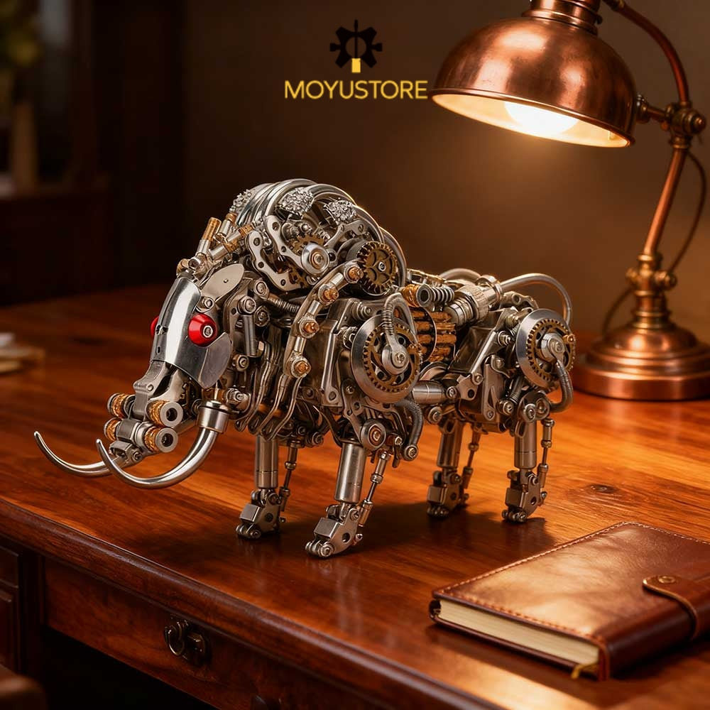 Wild Boar with Iron Tusk 3D Metal Model Kit for Adults Difficult Puzzle  (1100PCS)