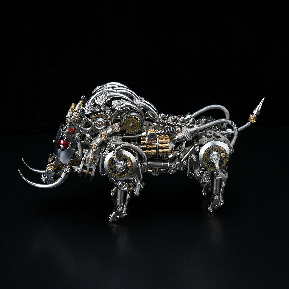 Wild Boar with Iron Tusk 3D Metal Model Kit for Adults Difficult Puzzle  (1100PCS)
