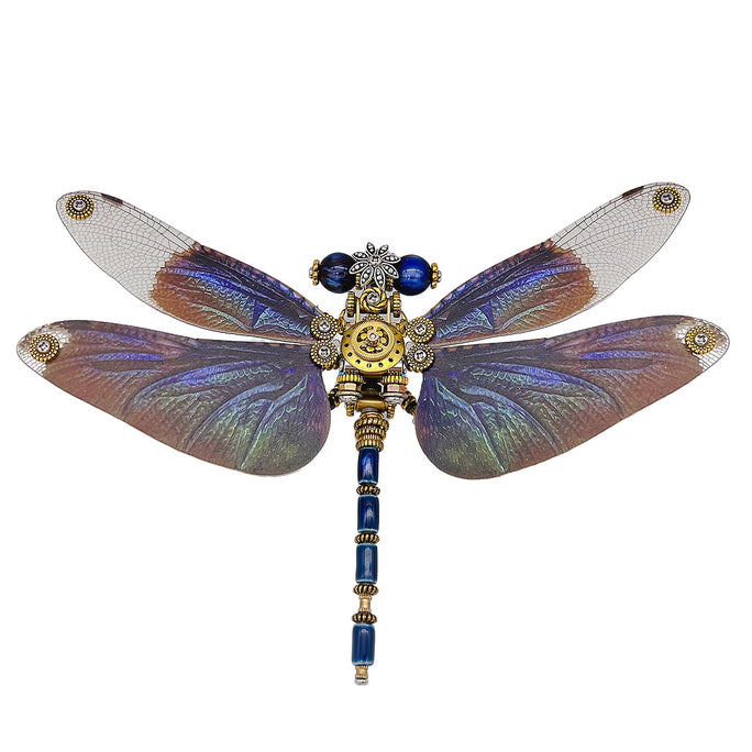 3pcs/set Steampunk Dragonfly 3D Metal Puzzle for Adults