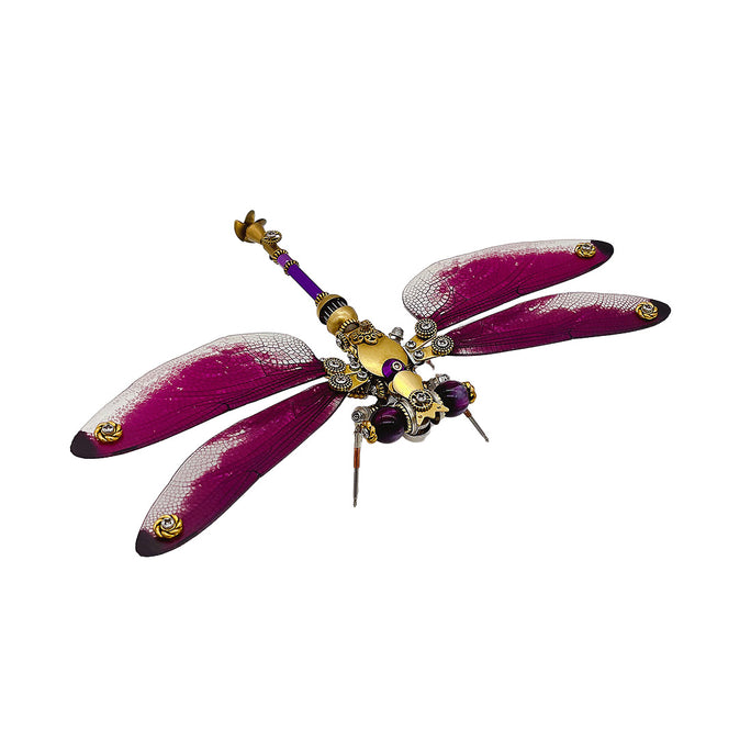 3pcs/set Steampunk Dragonfly 3D Metal Puzzle for Adults