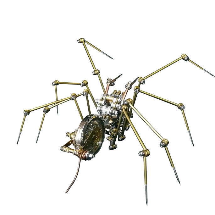 Steampunk Spider with Antique Watch Western Art Metal Model Kits