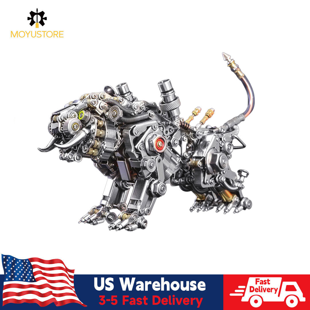 Bengal Tiger 700PCS+ 3D Metal Kits Assembly Model Building Animal Series