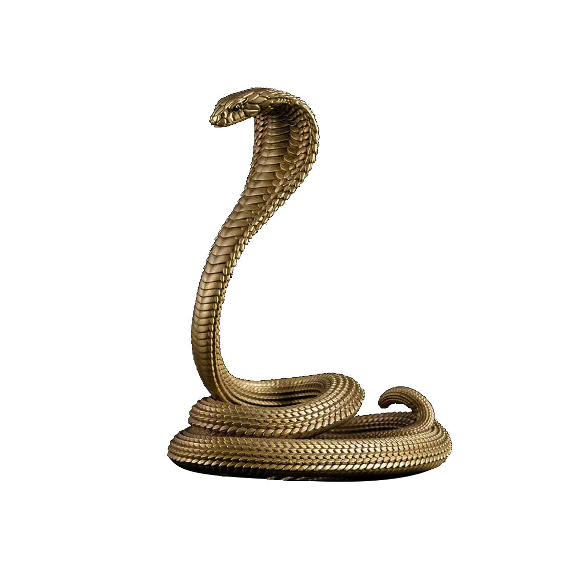 COPPERTIST.WU Cobra Phone Stand For Desk, Snake Cell Phone Holder Mobile Phone Tablet Desktop Smartphone Cellphone Accessories Office Home Statue Decor Ornament Brass