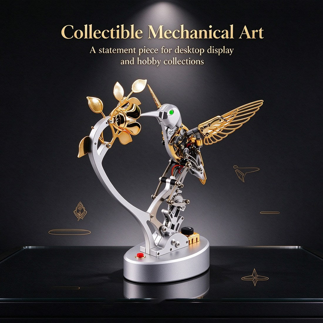 Steampunk Mechanical Bird Metal DIY Model Kit 250+PCS