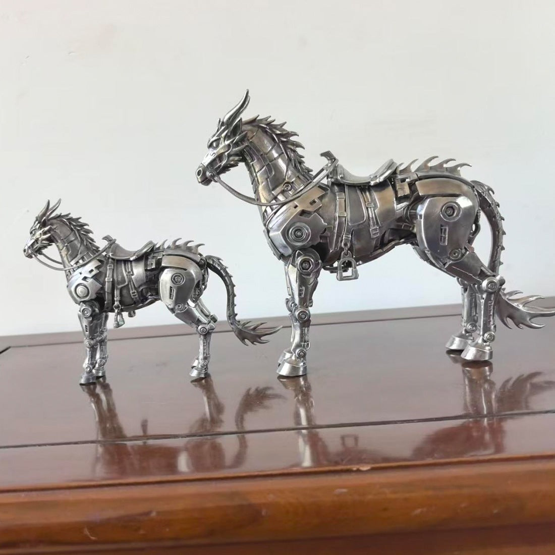 Steampunk Mechanical Horse Metal Model Kit DIY Assembly Desk Sculpture