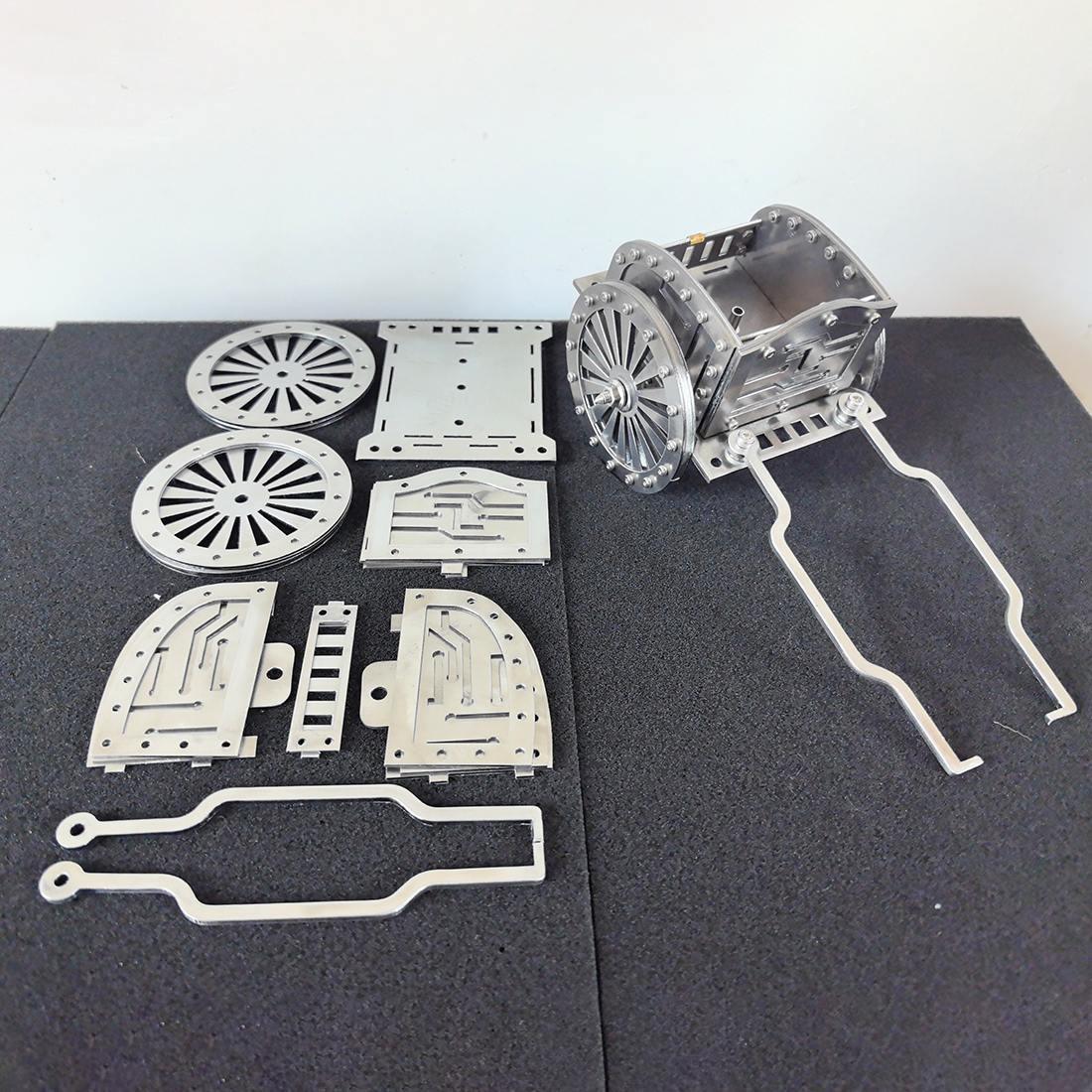 Steampunk Mechanical Horse Metal Model Kit DIY Assembly Desk Sculpture