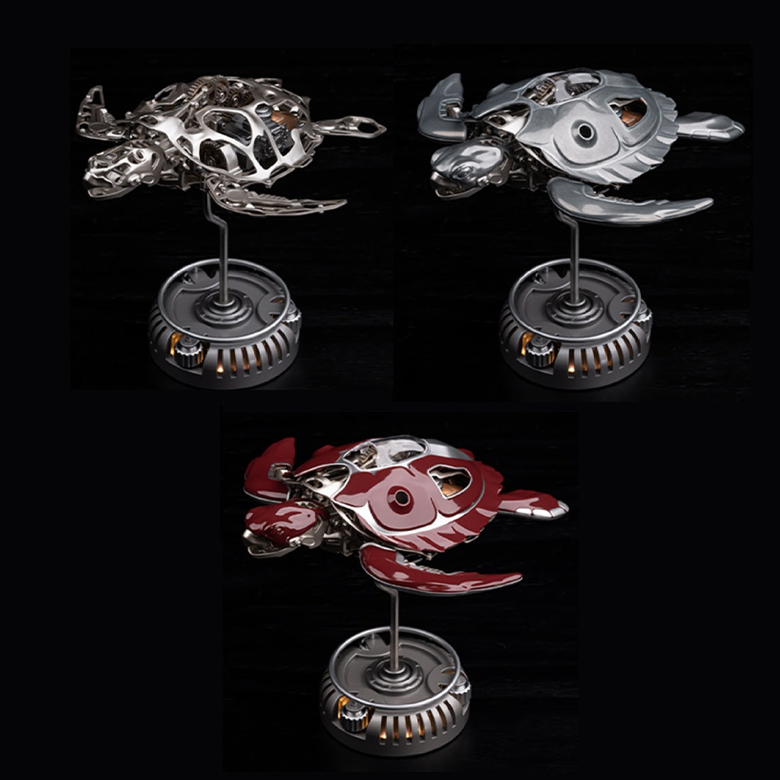 Steampunk Mechanical Turtle Metal DIY Model Kit