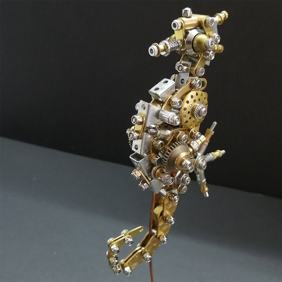 Diy Models 3D DIY Steampunk Miniature Seahorse Metal Model Building Kits