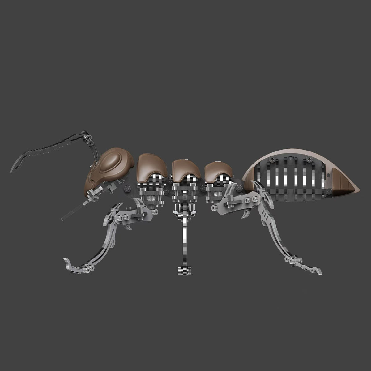 3D Metal Puzzle Black Ant Assembly Insect Model Kit (150+PCS)
