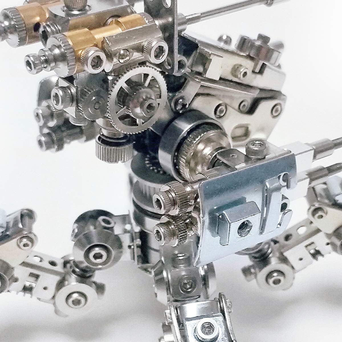 Quadruped Fighting Mecha 3D Metal Model Building Kits 410PCS