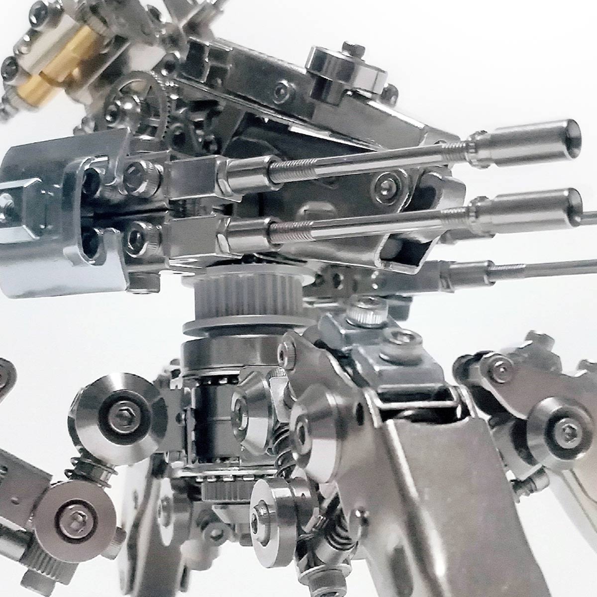 Quadruped Fighting Mecha 3D Metal Model Building Kits 410PCS