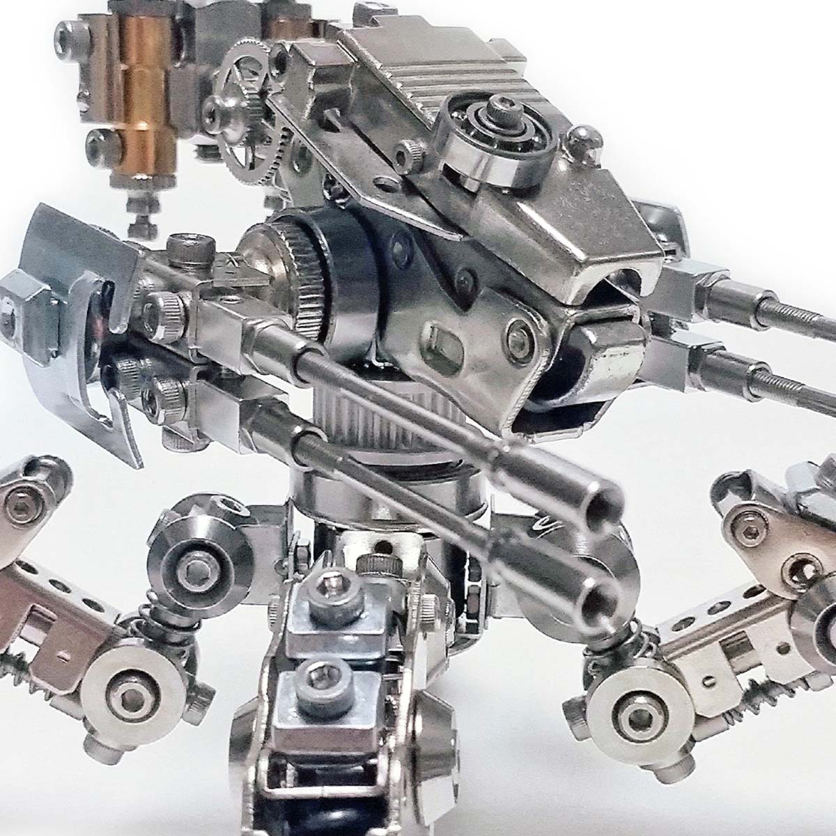 Quadruped Fighting Mecha 3D Metal Model Building Kits 410PCS