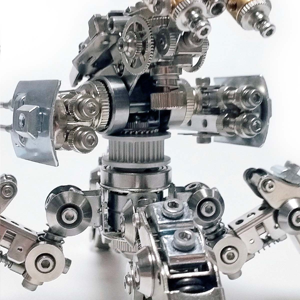 Quadruped Fighting Mecha 3D Metal Model Building Kits 410PCS